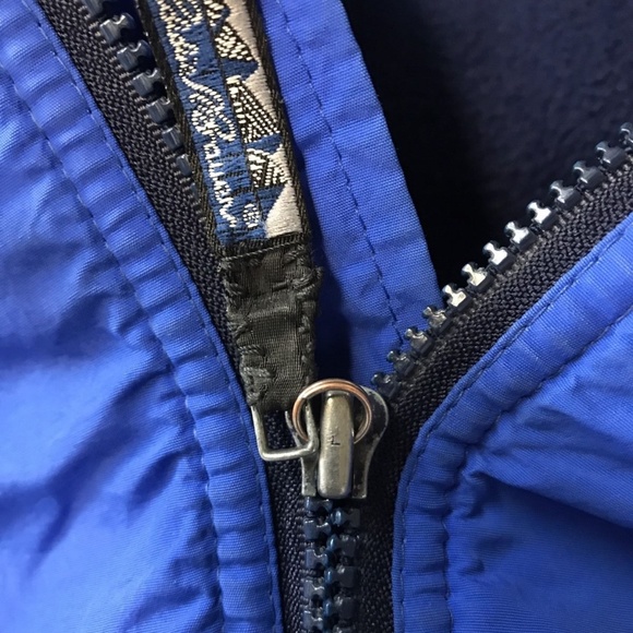 VINTAGE MEN'S  JACKET L LARGE COAT BLACK USA BLUE - Picture 7 of 8